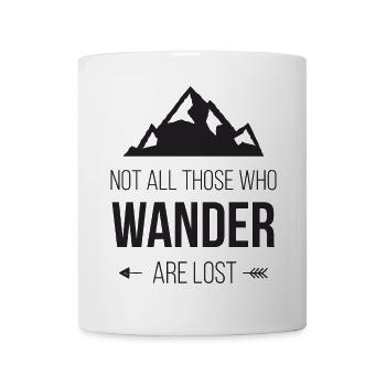 Not All Those Who Wander Are Lost - Mug - white - Front