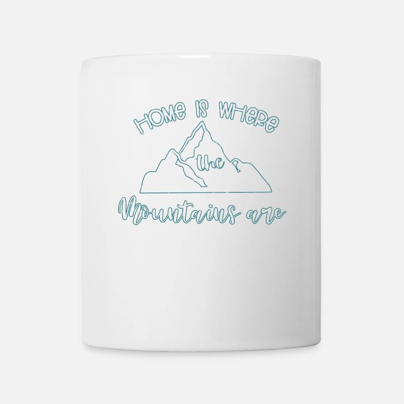 Escalade des montagnes - Mug blanc - blanc