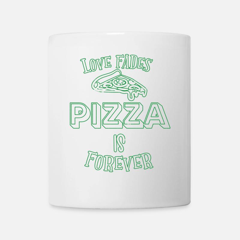 pizza - Mug blanc - blanc