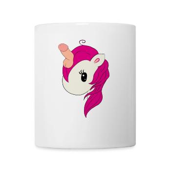 Penicorn - Pénis et Licorne Licorne - Mug blanc - blanc - Devant