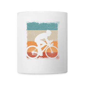 Cycling / Vélo / Vélo de course - Mug blanc - blanc - Devant
