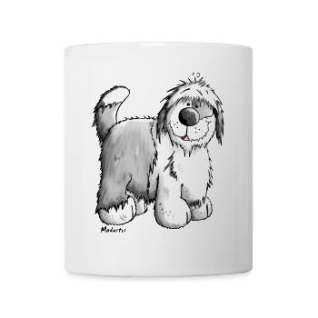 Bobby der Bobtail - Tasse - Weiß - Vorne