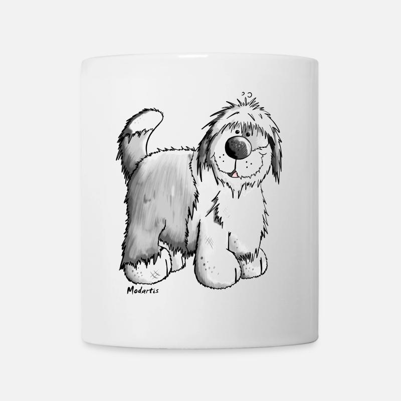 Bobby der Bobtail - Tasse - Weiß
