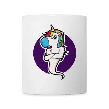 Bock unicorn - design - Mug - white - Front