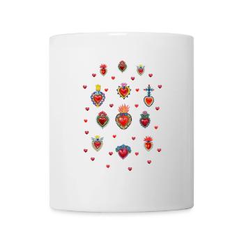 Mexikanische Heilige Herzen # 1 - Tasse - Weiß - Vorne