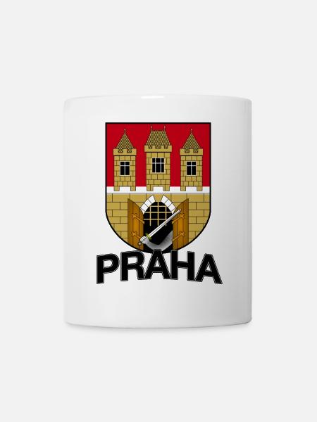 Praha Prag Tschechien - Tasse - Weiß