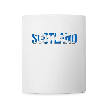Scotland Lettering Flag - Mug - white - Front