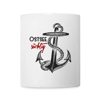 Mer Baltique Addict - Ancre - Mug blanc - blanc - Devant