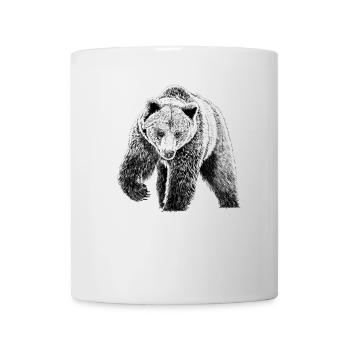 porter - Mug blanc - blanc - Devant