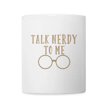 Talk Nerdy To Me - Mug - white - Front