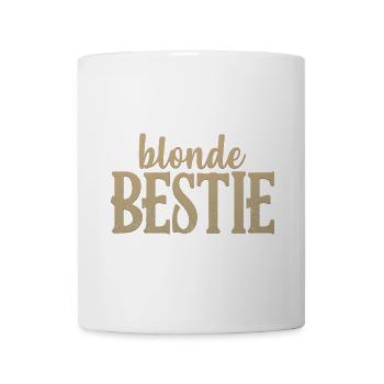 Blonde Bestie - Tasse - Weiß - Vorne