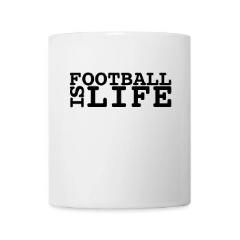 FOOTBALL Design - T-shirt pour les fans de football - Mug blanc - blanc - Devant