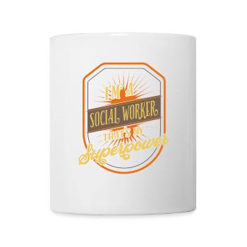 Sozialarbeiter - Tasse - Weiß - Vorne