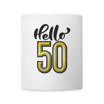 Hello 50 - Mug - white - Front