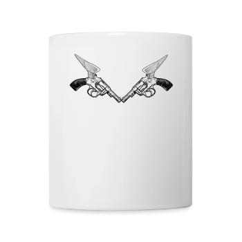 Dual turret wing graphics - Mug - white - Front