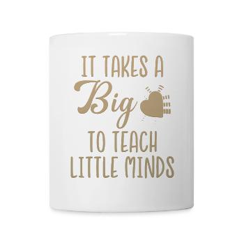 It takes a big heart - Mug - white - Front