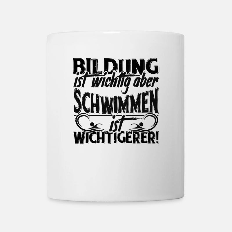 Schwimmen Schwimmern Geschenk - Tasse - Weiß