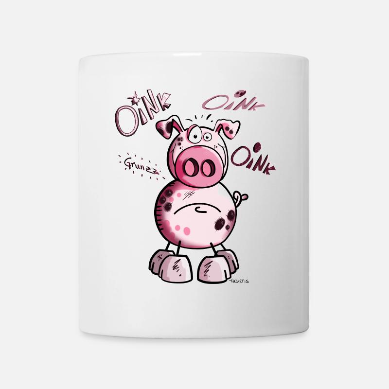 Oink Schweinchen Oink - Tasse - Weiß
