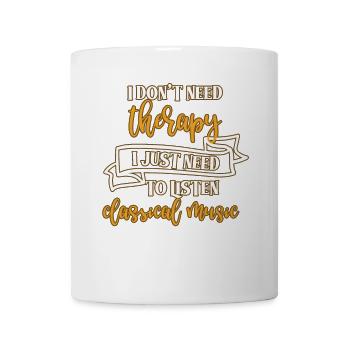 Classical music - Mug - white - Front