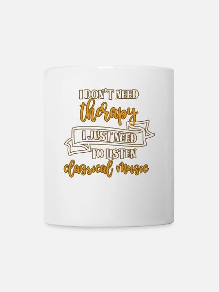 Musique classique - Mug blanc - blanc