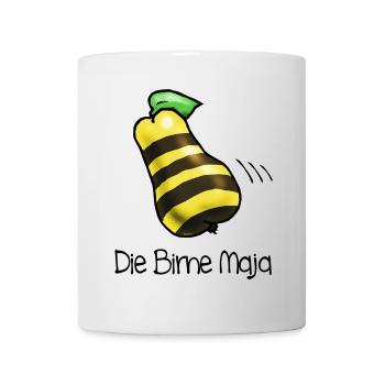 Birne Maja - Tasse - Weiß - Vorne