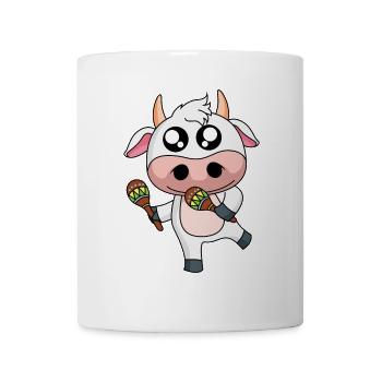 Salsa Dancing Dairy Cow - Mug - white - Front