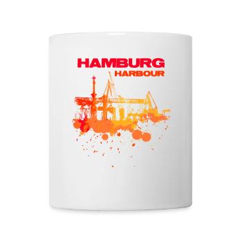 Hamburg Habour - Mug - white - Front