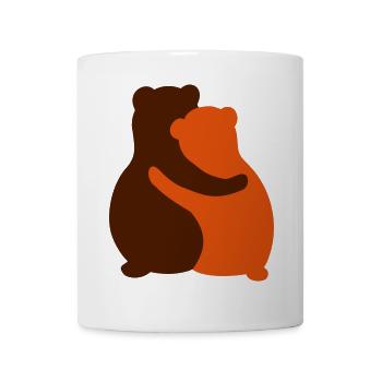 ours - Mug blanc - blanc - Devant
