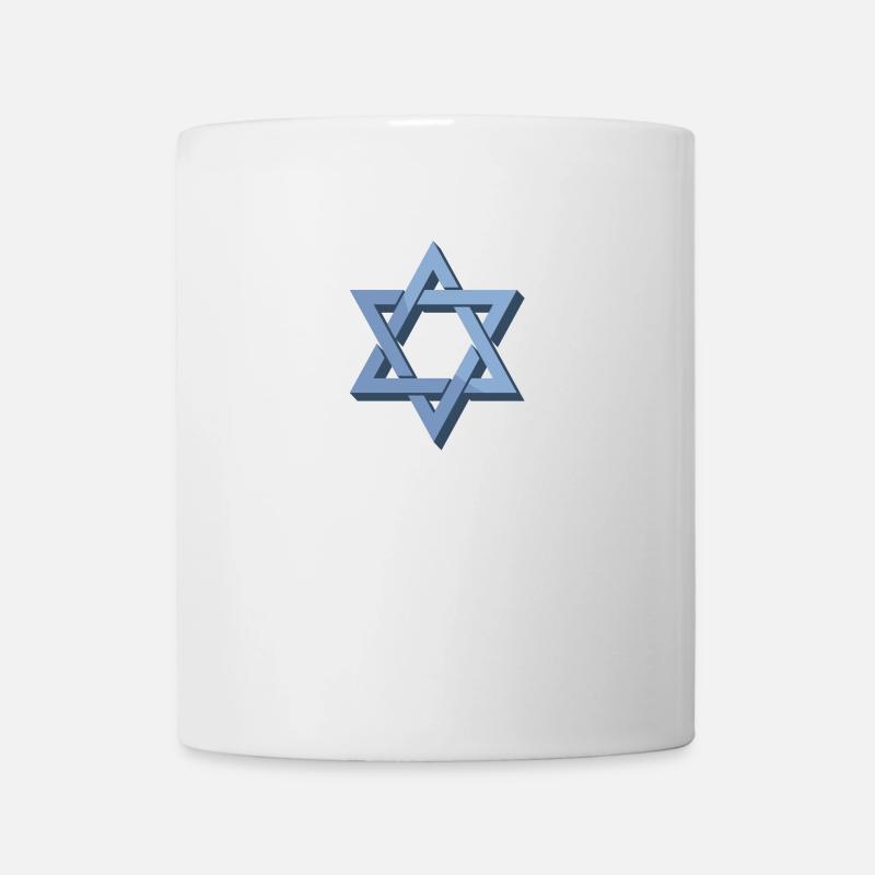 Israel Davidstern - Tasse - Weiß