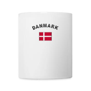 Dänemark dänisch Flagge Fahne Kopenhagen used-look - Tasse - Weiß - Vorne