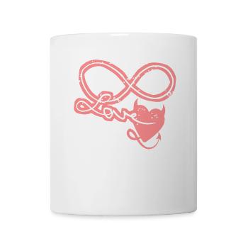 Unendlichkeitszeichen forever in Love! - Tasse - Weiß - Vorne