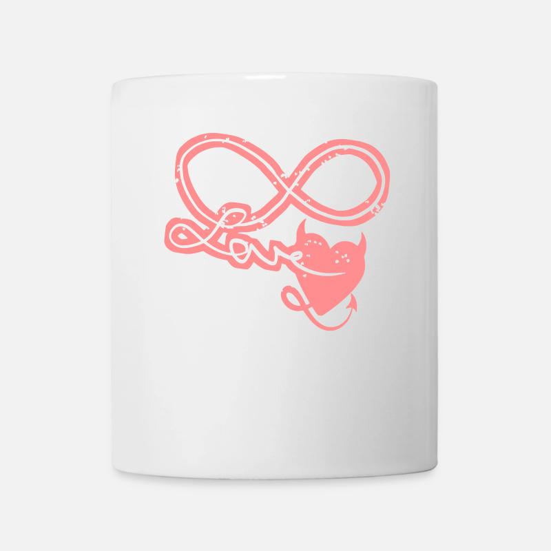 Unendlichkeitszeichen forever in Love! - Tasse - Weiß