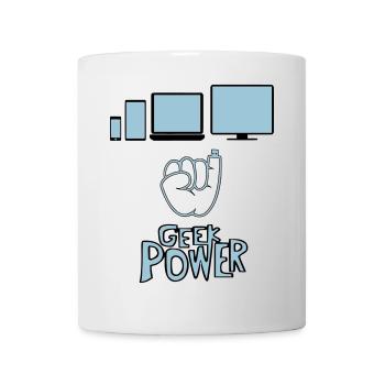 Geek - Mug blanc - blanc - Devant