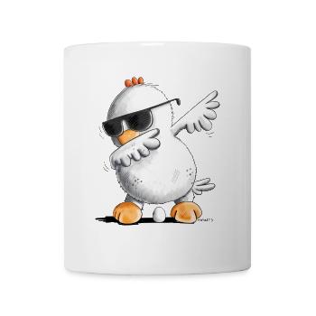 Dab Dance Huhn I Dabbendes Huhn I Dabbing Tiere - Tasse - Weiß - Vorne