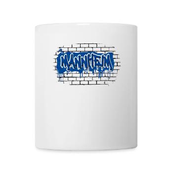 Mannheim Graffiti Waldhof Mannem Monnem MA Ghetto - Tasse - Weiß - Vorne