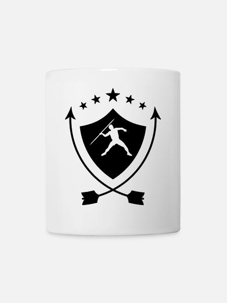 Speerwurf / Diskuswurf / Kugelstoßen / Hammerwurf - Tasse - Weiß