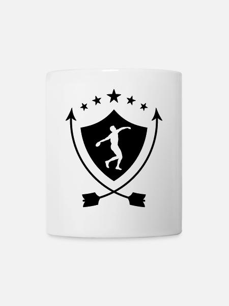 Speerwurf / Diskuswurf / Kugelstoßen / Hammerwurf - Tasse - Weiß