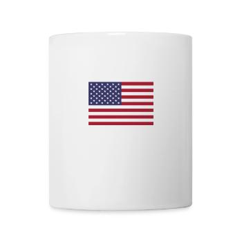 USA États-Unis d'Amérique Drapeau US flag - Mug blanc - blanc - Devant