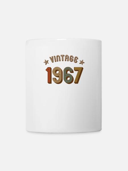 Année de naissance d'année de naissance vintage rétro vintage de 1967 - Mug blanc - blanc