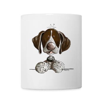 Drolliger Deutsch Kurzhaar - Tasse - Weiß - Vorne