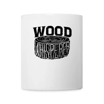 Wooden Whisper Carpenter Craftsman Gift Idea - Mug - white - Front