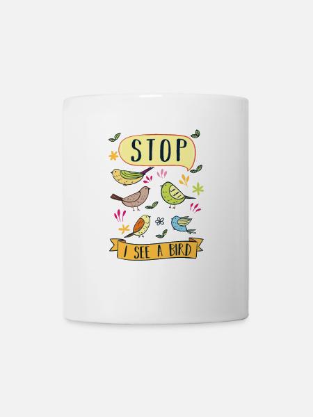 Vogelkunde Vögel - Tasse - Weiß