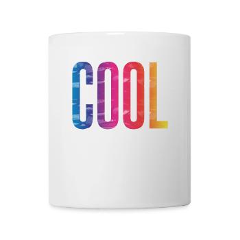 COOL Gradient Wood Text - Mug - white - Front
