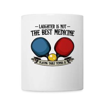 Bannière de tennis de table : Adversaires pulsants - Mug blanc - blanc - Devant