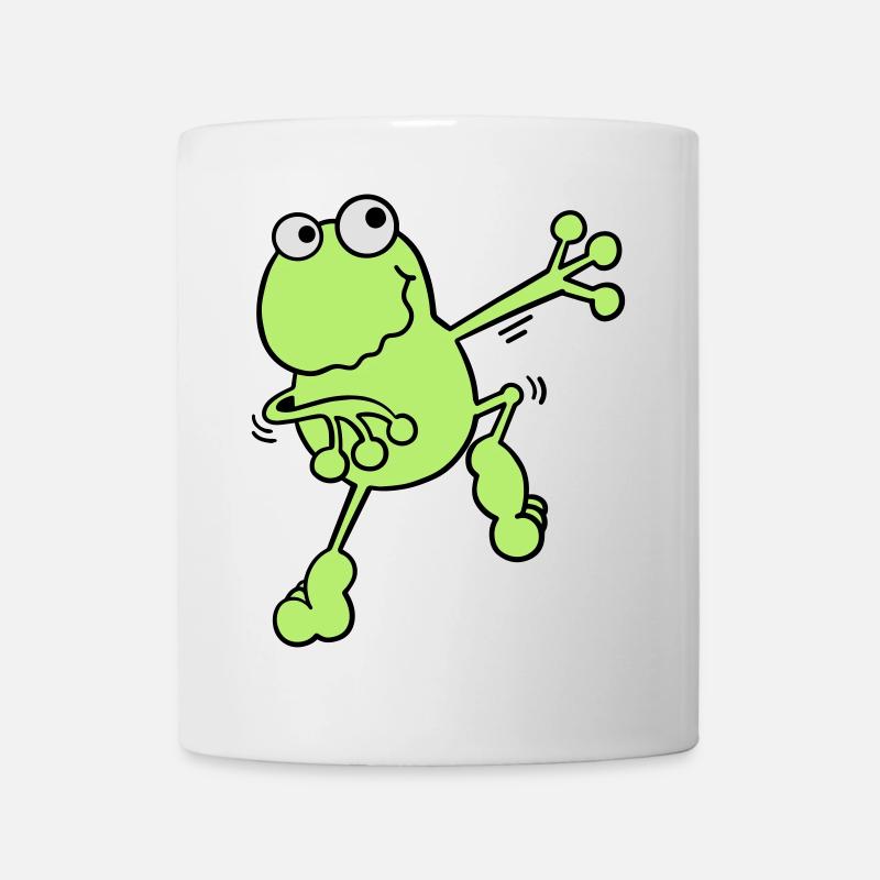 Drôle Grenouille - Mug blanc - blanc