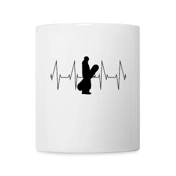 Snowboard Heartbeat - Mug - white - Front
