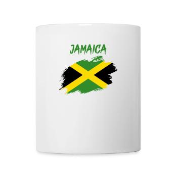 Jamaïque drapeau jamaïcain drapeau reggae caraïbes - Mug blanc - blanc - Devant