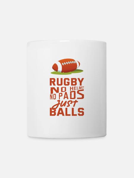 Rugby Sport Geschenk - Tasse - Weiß
