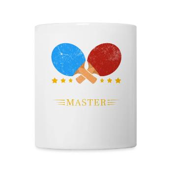 PingPong Meister Logo - Tasse - Weiß - Vorne