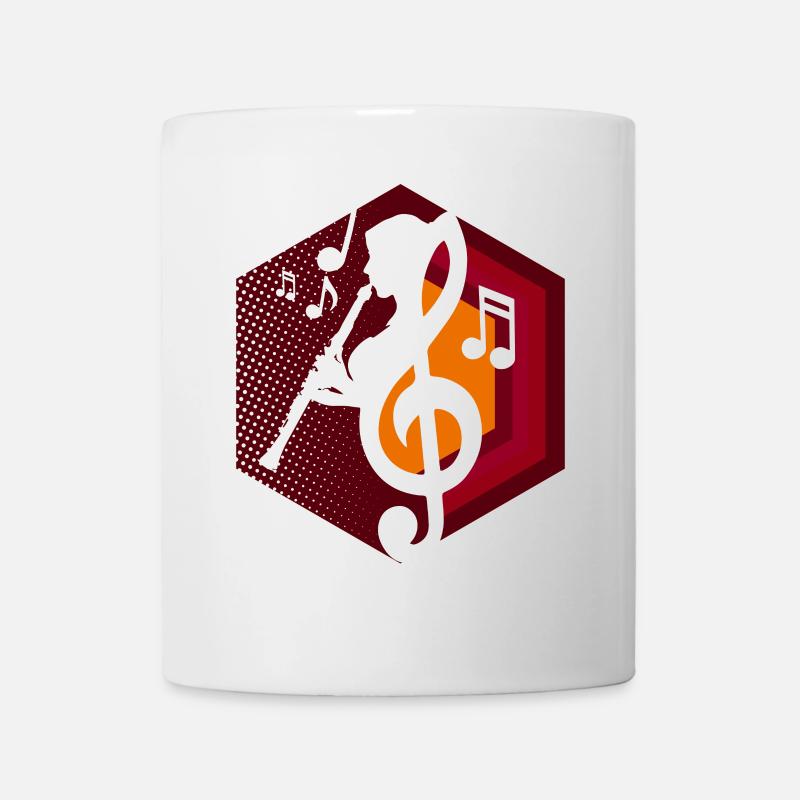 Clarinette - Clarinettiste - Mug blanc - blanc
